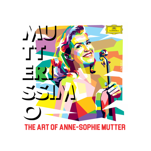 Illustrate the cover for Anne Sophie Mutter’s new album Réalisé par agniardi