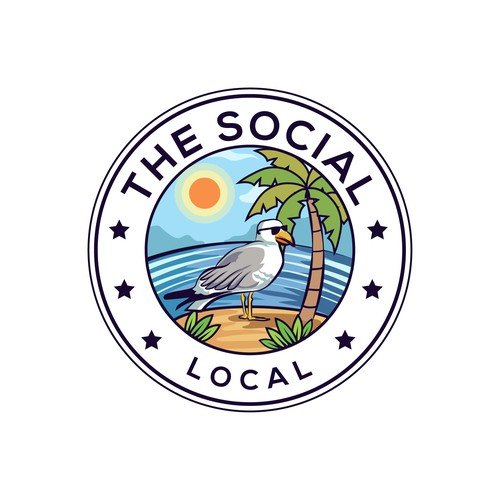 Beachy Clothing Brand Logo Design by smitadesign