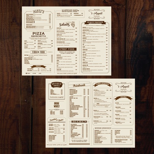 Design Our New And Modern Menu Card Wettbewerb In Der Kategorie Speisekarte 99designs