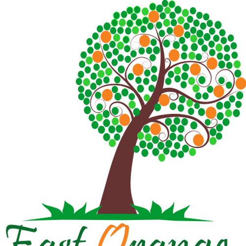 Orange Tree Logo Design by christy emil