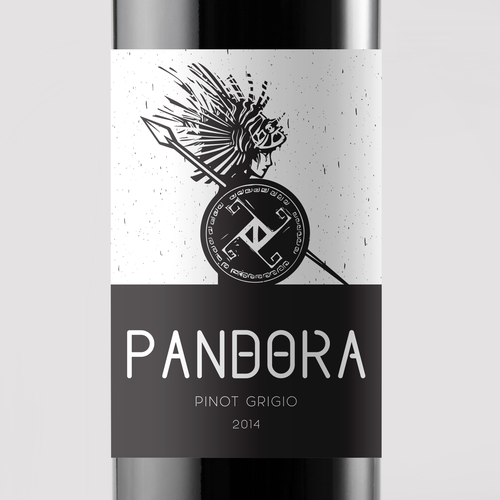 Design a Wine Label called 'Pandora' Diseño de Purushotham49