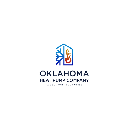 Oklahoma Heat Pumps wants to heat up your wallet! Design by 7LUNG™