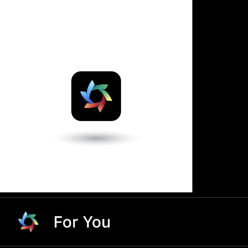 For You social media algorithm icon (app icon) Design von Deel DL
