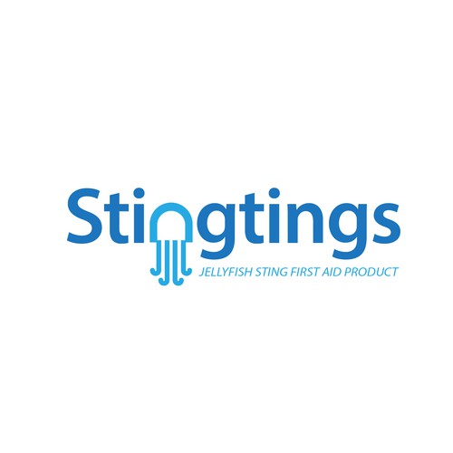 Logo for Jellyfish Sting First Aid Product Design by Kas_Ra