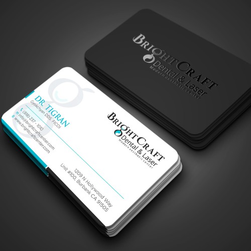 Modern Dental and Medical SPA business card Design réalisé par RENEXIT