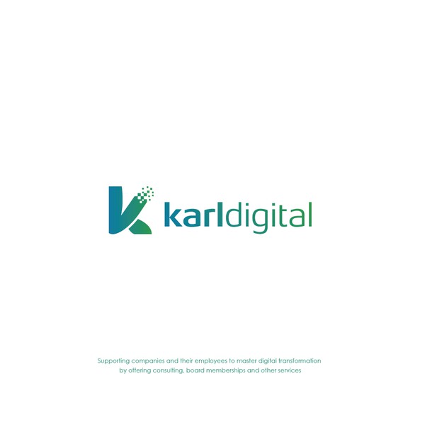 Diseño de Sukron Design titulado "Logo concept for startup karldigital"
