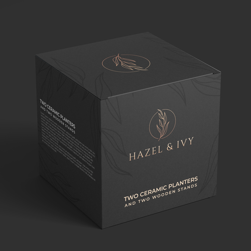 High end mid century modern planter and stand elegant box design Design by Purushotham49