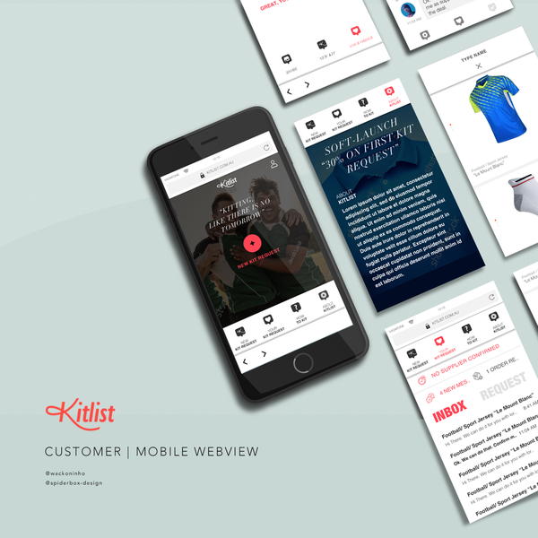 Design by WackoNinho titled "Mobile App Design"