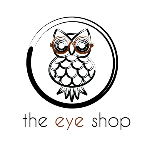 A Nerdy Vintage Owl Needed for a Boutique Optometry Diseño de mrfa