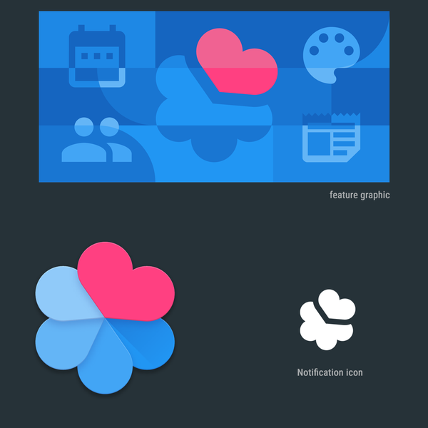 Product icon design for Period Tracker