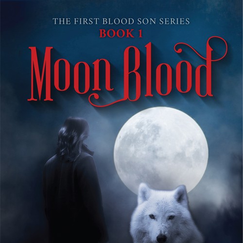 Moon Blood *Fantasy* *Thriller* the first cover for a new series! Design by The Odd Seed