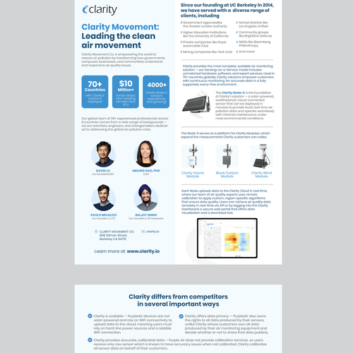 Design one-pager company overview Design von vcreativecloud