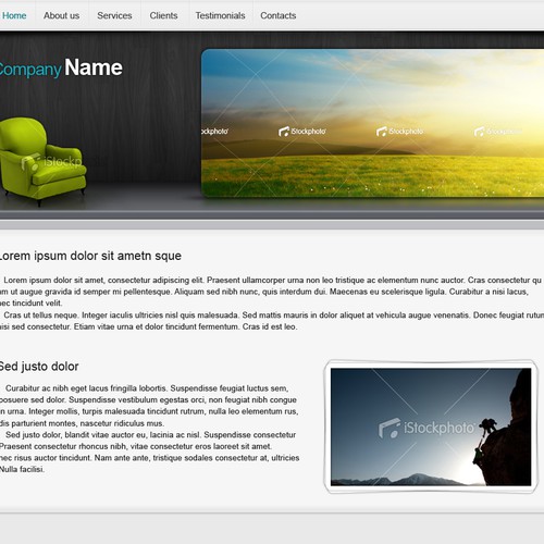 1-3 Page Website Template Design von kpp0209