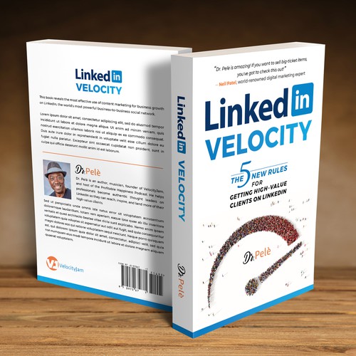 Design the book cover for 'LINKEDIN VELOCITY' Design by Klassic Designs