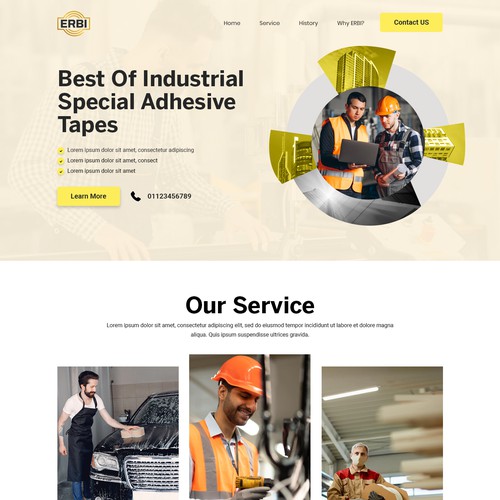 Proposta di design per un contest della categoria Design di sito web realizzata da monodeepsamanta