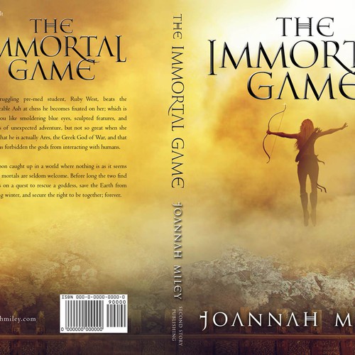 Unique book cover for suspenseful paranormal-romance novel! Design by PINTADO