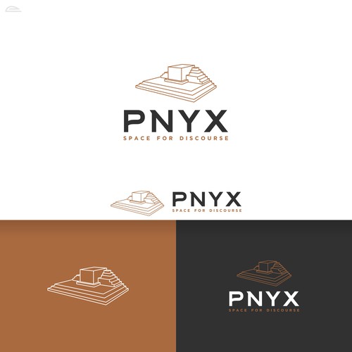 Create the identity of pnyx.org - the project that will change the way we engage in public debate Design by eonesh