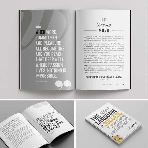 Book cover & interior layout