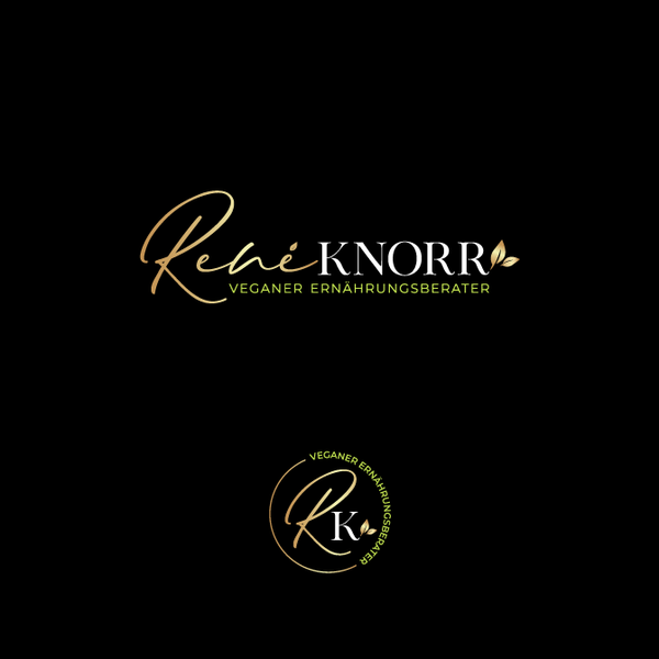 Design a logo for a young, dynamic, modern, vegan nutritionist