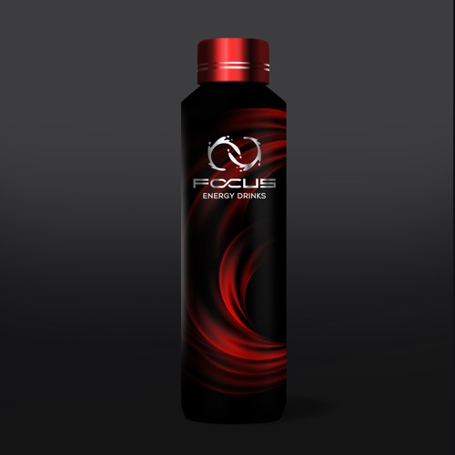 Focus Energy Bottle Design by Creative Selection