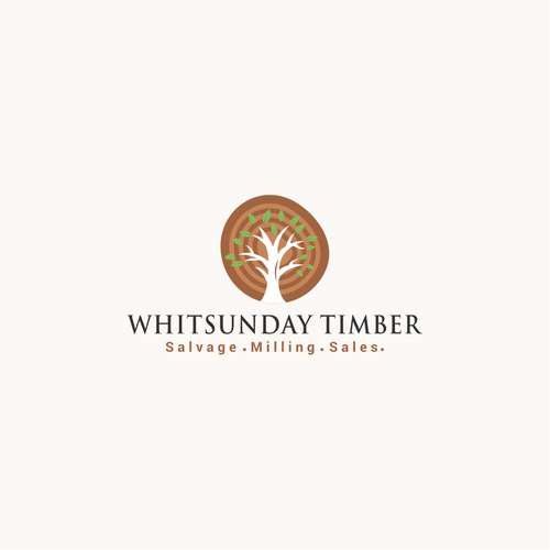 Captivating logo for environmentally friendly timber mill and timber sales Design by R i z k y  Jaya❤