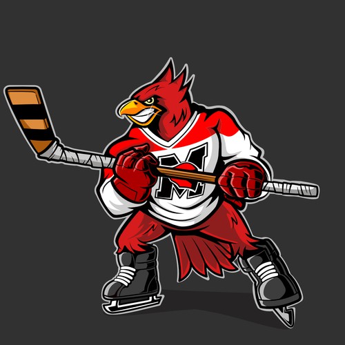 Youth Hockey League needs a Mascot based on our logo Design by chocoboracer