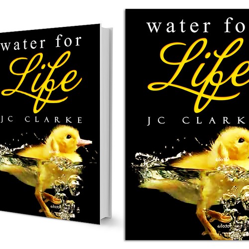 Book cover for "Water for Life" , already had great success with the logo - looking forward to this! Design by Nellista