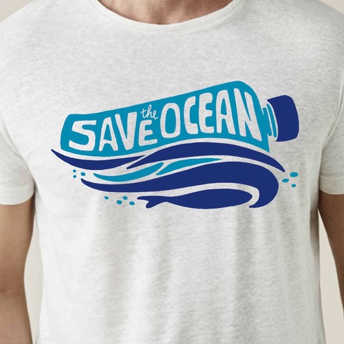 SAVE THE OCEAN OR SAVE THE OCEANS Design by Timmie