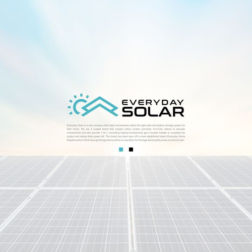 Everyday Solar Logo Design Design by ElVano_Eiji ✔