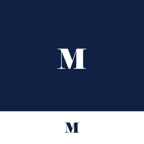 Very simple design. Just the letter M Design réalisé par D A N D E