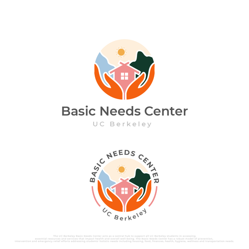 Design a dynamic logo for a transformative center addressing basic needs of college students Design by ObahOlah✅
