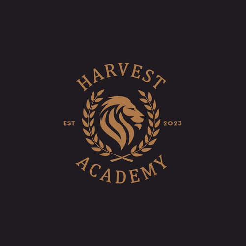 Harvest Academy Lions Mascot Design by Luckart.id