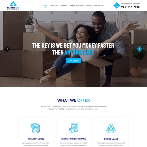 Web page design contest entry by Right Way