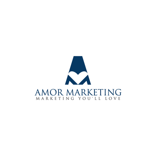 Ground breaking logo design required for the new Amor Marketing website!! Design by AguSzuge