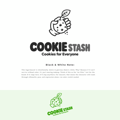 "Cookie Stash" winning Illustration or graphics