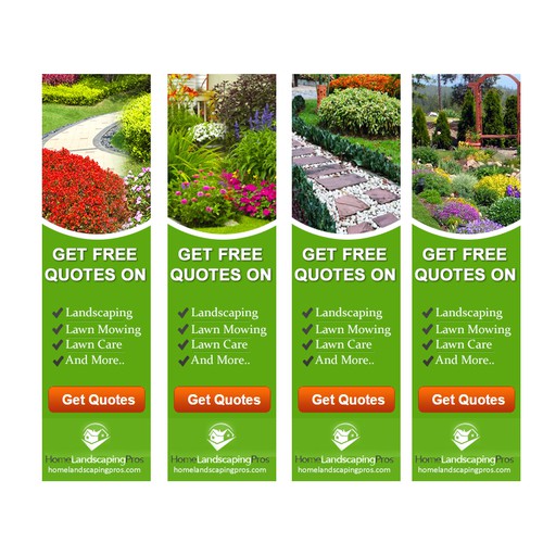 Fun and Exciting Landscaping Banner Ad Design by MargretSofia