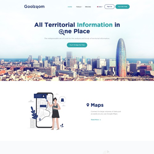 Landing page design contest entry by Tushar K∎