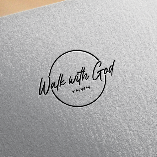 Walk With God Minimalist Luxury Logo for a Modern Faith & Fashion Brand Design by Victory Face