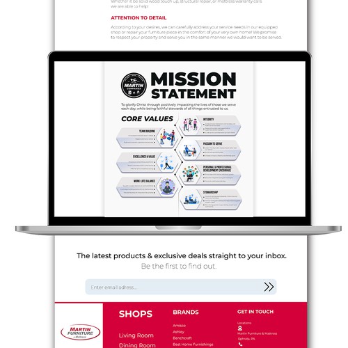 Mission Statement & Core Values Infographic Design by Bahadurk