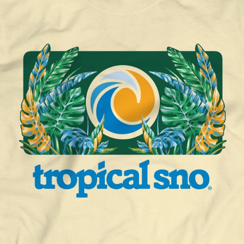 Tropical T-Shirt Design Design by Ibtar