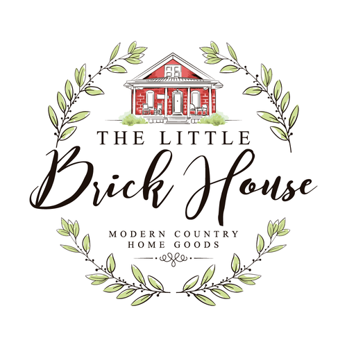 Design a farmhouse style logo for a speciality home decor boutique