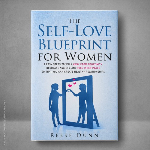 Need an attention grabbing, topic resonance,  bold color, aesthetically professional book cover about Self-Love for Wome Design by Klassic Designs