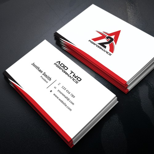 Professional Athlete Performance business card | Business card contest