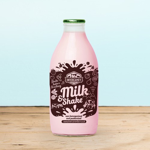 Designs | Milkshake bottle design | Product label contest