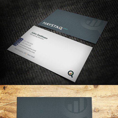 Design a business card for creative big data consulting firm Design by conceptu