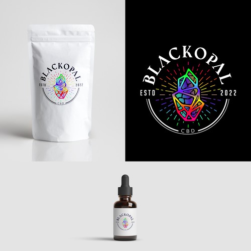 Black Opal - New CBD Hemp Brand Design réalisé par alexanderr