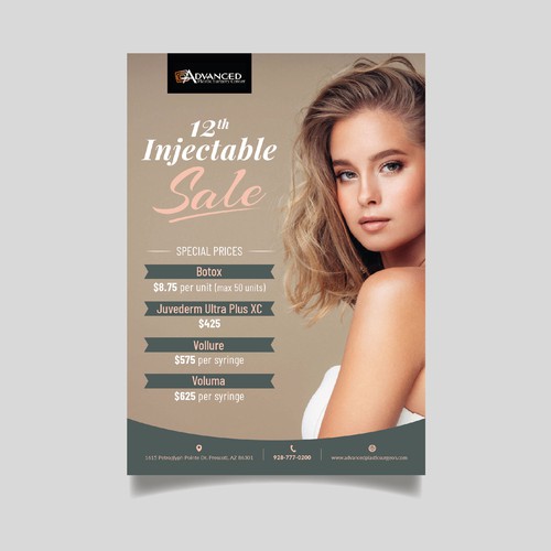 Botox and Filler Injectable Sale Add Design by louisse