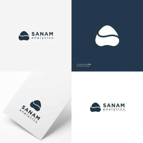 Design a logo for an analytics startup Design by LORIS .