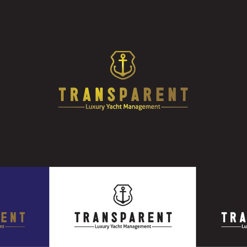 logo for TRANSPARENT Luxury Yacht Management Design by Adik