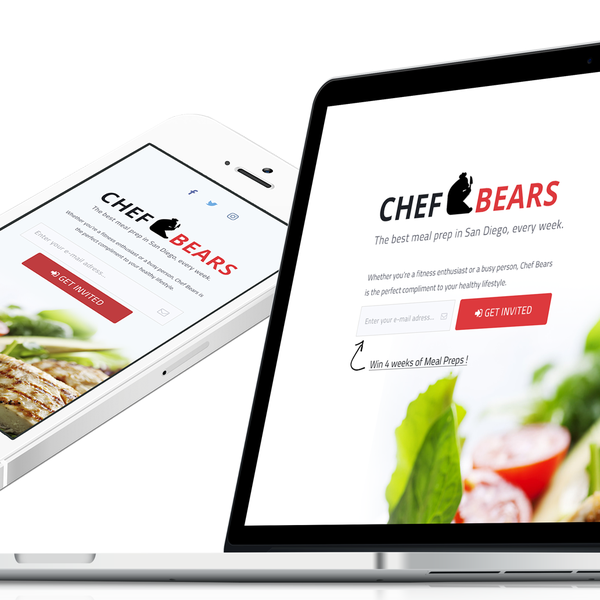 Chef Bears Landing Page
